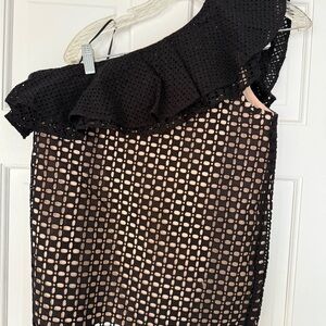 Elegant Black One-Shoulder top